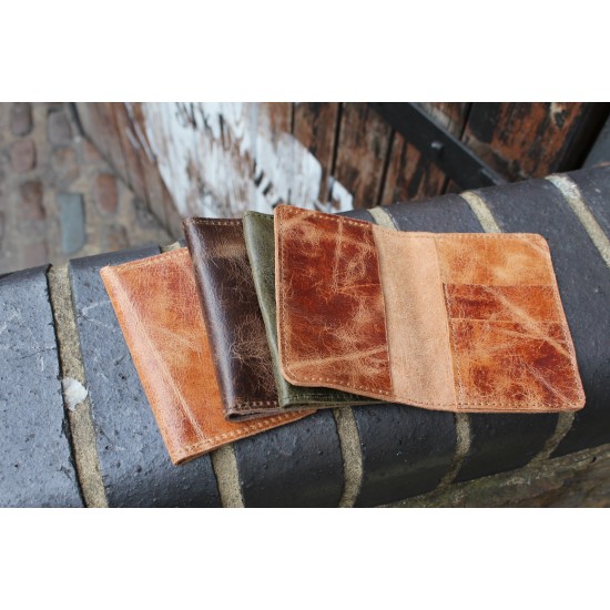 Passport Cover Sleeve Tan with card spaces
